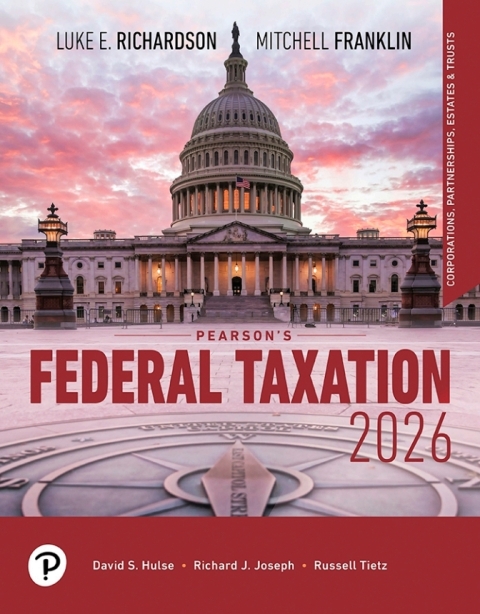Cover image for book Pearson's Federal Taxation 2026 Corporations, Partnerships, Estates, & Trusts