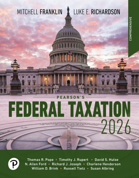 Cover image for book Pearson's Federal Taxation 2026 Comprehensive (Pearson+)