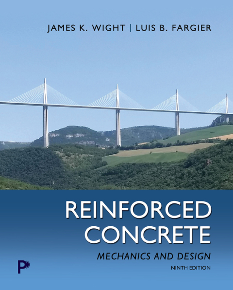 Cover image for book Reinforced Concrete: Mechanics and Design (Pearson+)