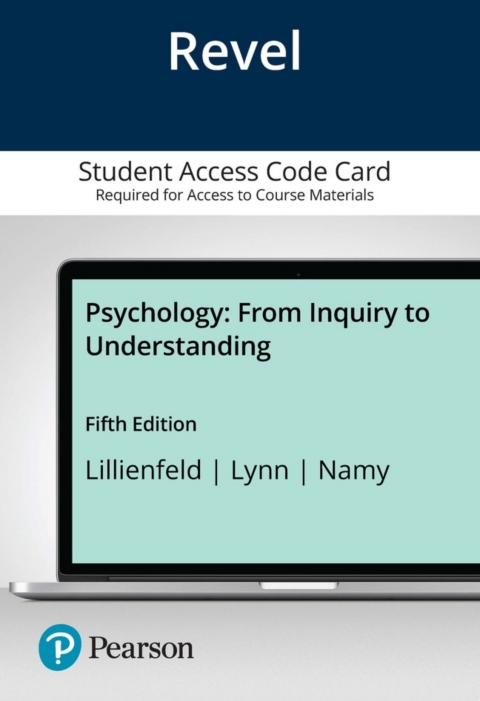 Cover image for book Revel Access Code for Psychology: From Inquiry to Understanding