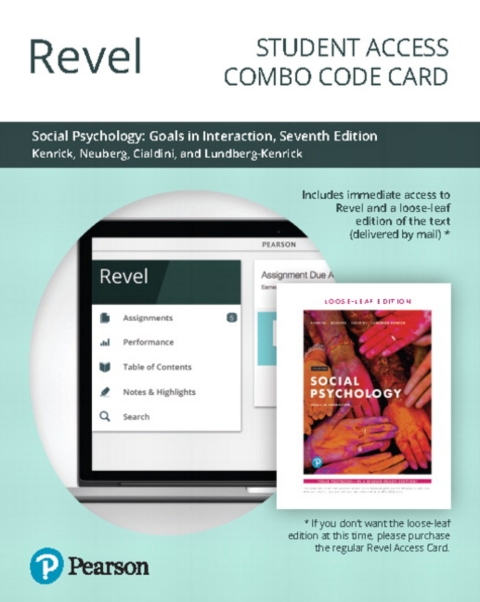 Cover image for book Revel + Print Combo Access Code for Social Psychology: Goals in Interaction