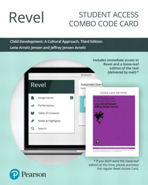 Cover image for book Revel + Print Combo Access Code for Child Development: A Cultural Approach