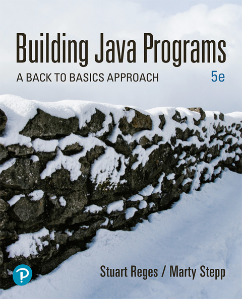 Cover image for book Building Java Programs: A Back to Basics Approach