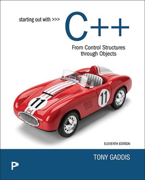 Cover image for book Starting Out with C++ from Control Structures through Objects