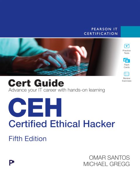 Cover image for book CEH Certified Ethical Hacker Cert Guide