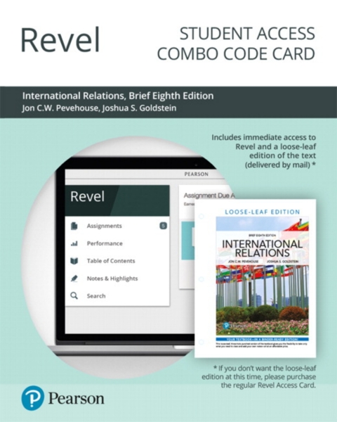 Cover image for book Revel + Print Combo Access Code for International Relations, Brief Edition