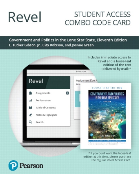 Cover image for book Government and Politics in the Lone Star State - Revel Combo Access Card