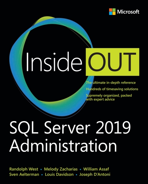 Cover image for book SQL Server 2019 Administration Inside Out