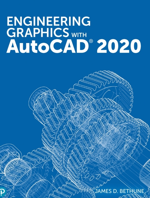 Cover image for book Engineering Graphics with AutoCAD 2020