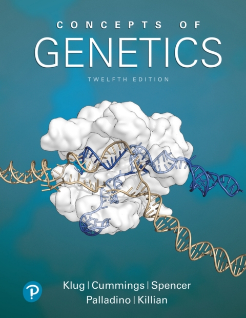 Cover image for book Concepts of Genetics (Pearson+)