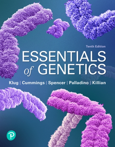 Cover image for book Essentials of Genetics (Pearson+)
