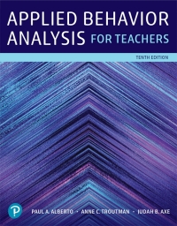 Applied Behavior Analysis For Teachers 10th Edition | 9780135607558 ...