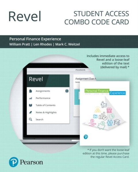Cover image for book Revel + Print Combo Access Code for Personal Finance Experience
