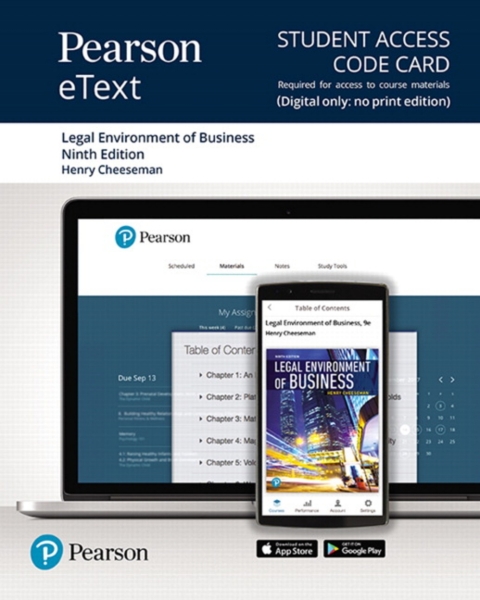 Cover image for book Legal Environment of Business
