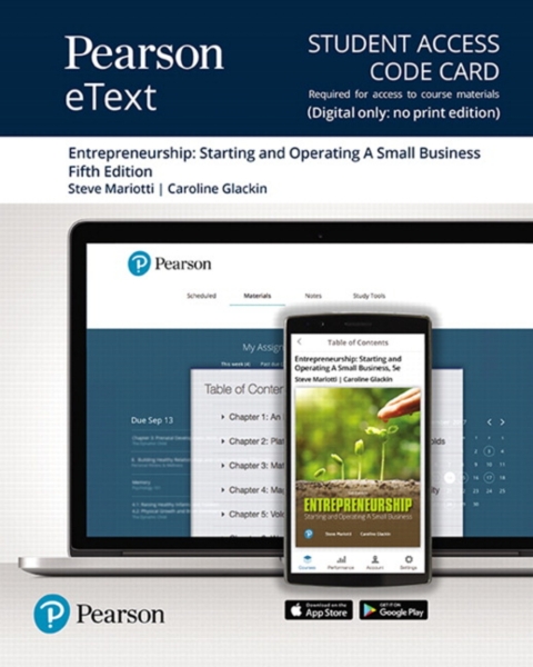 Cover image for book Entrepreneurship: Starting and Operating A Small Business