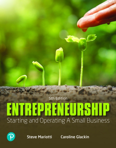 Cover image for book Entrepreneurship: Starting and Operating A Small Business (Pearson+)
