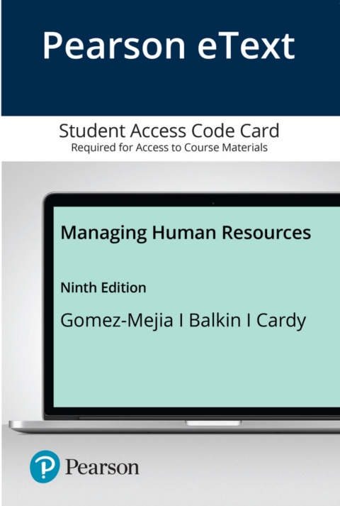 Cover image for book Managing Human Resources