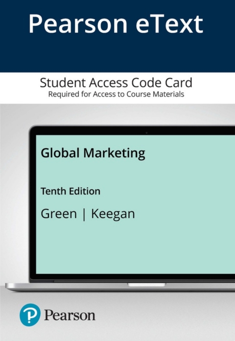 Cover image for book Global Marketing-- Access Code