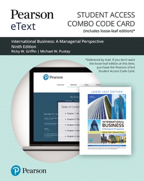 Cover image for book International Business: A Managerial Perspective