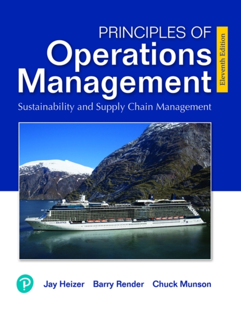 Cover image for book Principles of Operations Management: Sustainability and Supply Chain Management (Pearson+)