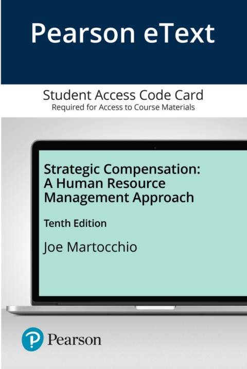 Cover image for book Strategic Compensation: A Human Resource Management Approach