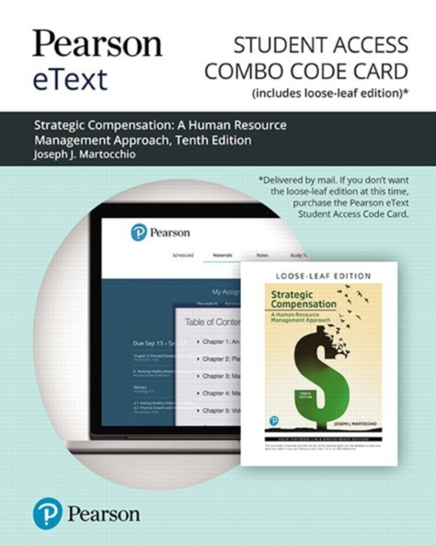 Online Resource Strategic Compensation: A Human Resource Management Approach; $106.39