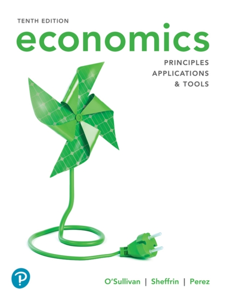 Cover image for book Economics: Principles, Applications, and Tools (Pearson+)