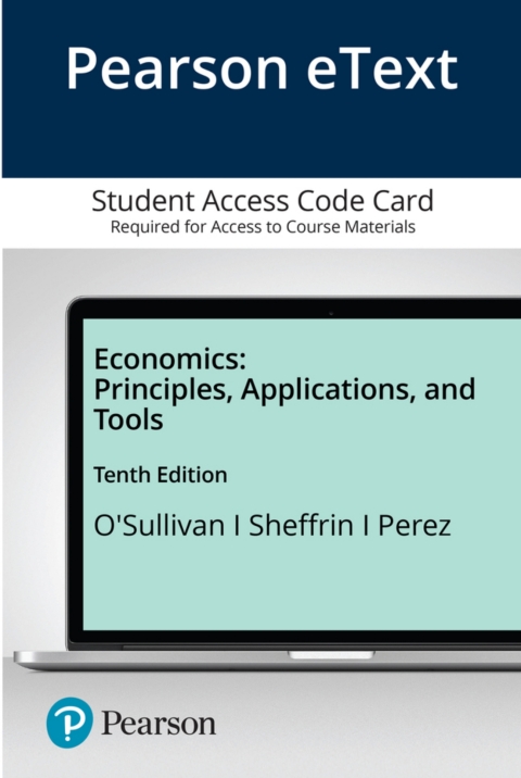 Cover image for book Economics: Principles, Applications, and Tools