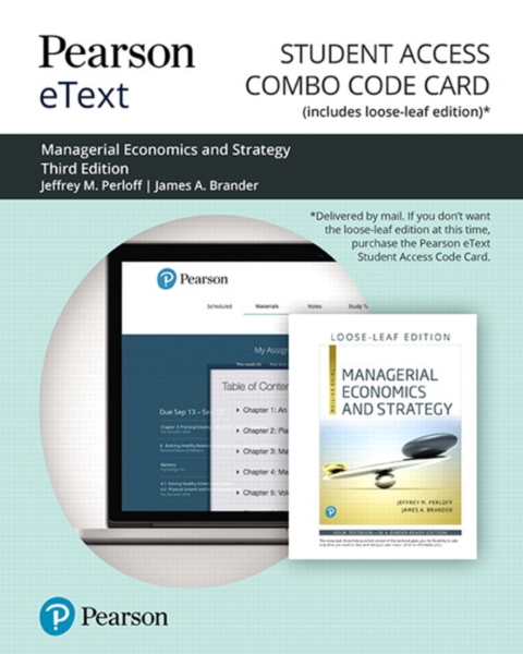 Cover image for book Managerial Economics and Strategy