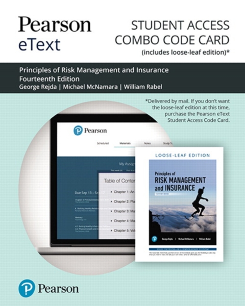 Cover image for book Principles of Risk Management and Insurance