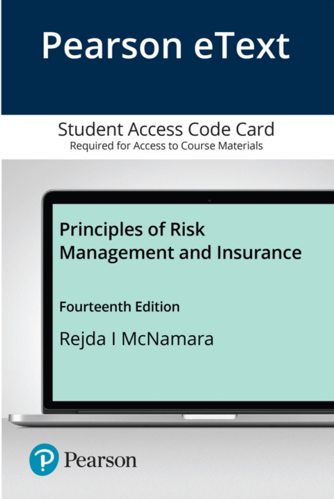 Cover image for book Principles of Risk Management and Insurance