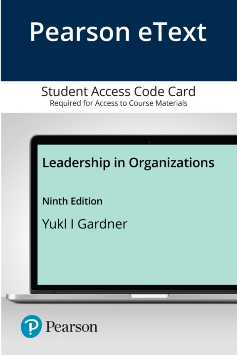 Cover image for book Leadership in Organizations