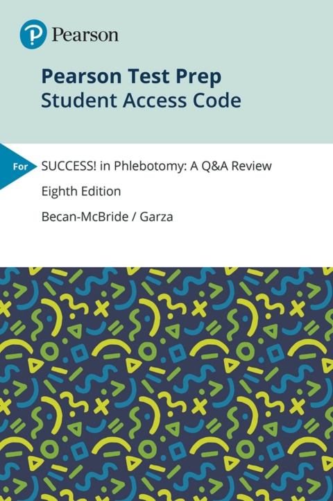 Cover image for book Pearson Test Prep for Phlebotomy -- Access Code