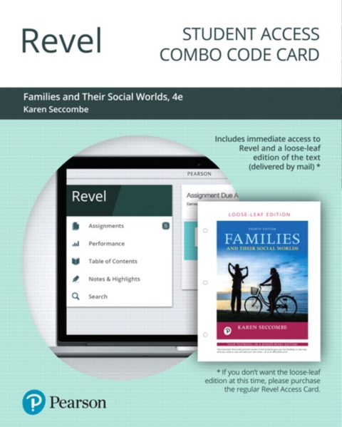 Cover image for book Revel + Print Combo Access Code for Families and Their Social Worlds