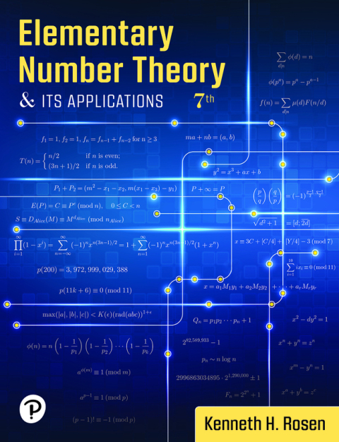 Cover image for book Elementary Number Theory (Pearson+)
