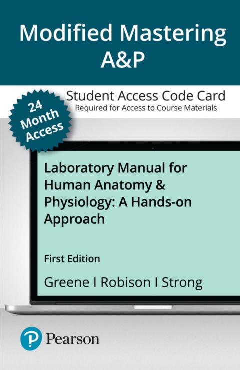 Cover image for book Mastering A&P with Pearson eText Access Code (24 Months) for Human Anatomy & Physiology Laboratory Manual: A Hands-on Approach