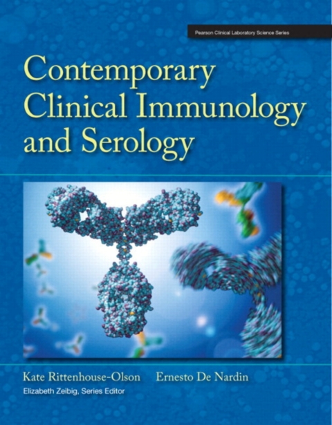 Cover image for book Contemporary Clinical Immunology and Serology -- Pearson eText
