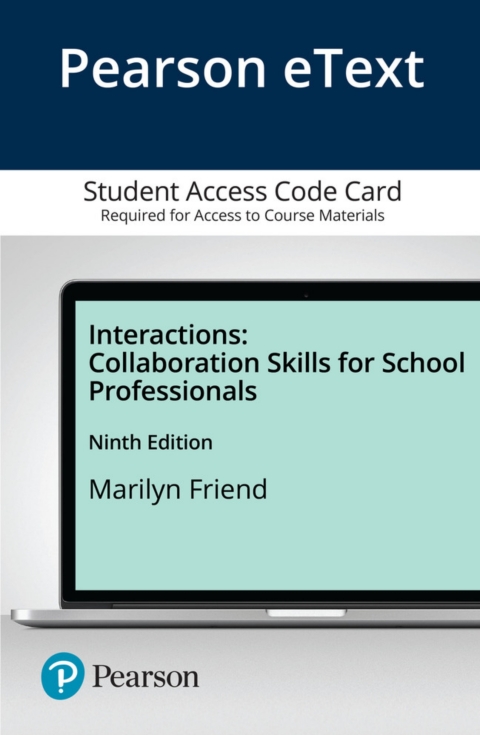 Cover image for book Interactions: Collaboration Skills for School Professionals -- Pearson eText