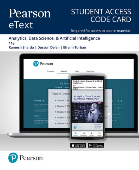Cover image for book Analytics, Data Science, & Artificial Intelligence: Systems for Decision Support -- Pearson eText