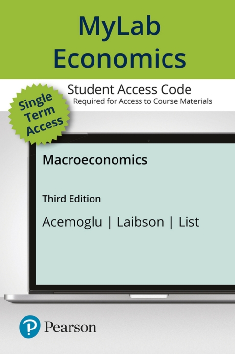 Cover image for book MyLab Economics with Pearson eText Access Code for Macroeconomics