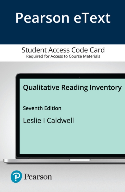 Cover image for book Qualitative Reading Inventory