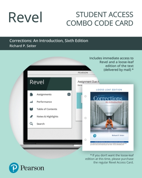 Cover image for book Revel + Print Combo Access Code for Corrections: An Introduction