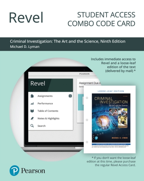 Cover image for book Revel + Print Combo Access Code for Criminal Investigation: The Art and the Science