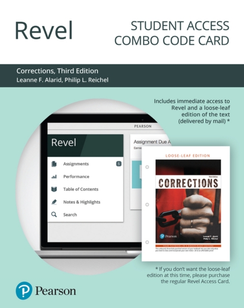 Cover image for book Revel + Print Combo Access Code for Corrections (Justice Series)