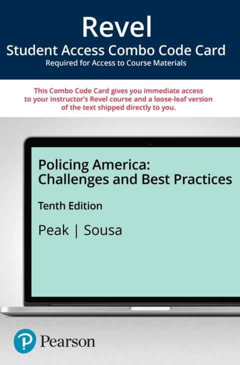 Cover image for book Revel + Print Combo Access Code for Policing America: Challenges and Best Practices