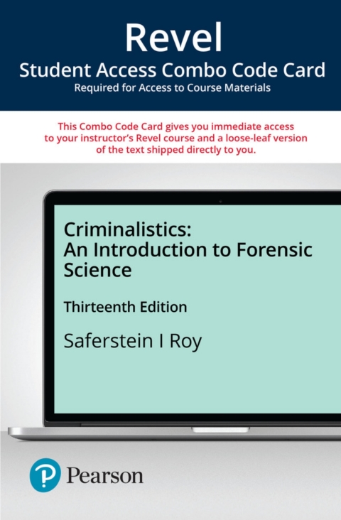 Cover image for book Revel + Print Combo Access Code for Criminalistics: An Introduction to Forensic Science