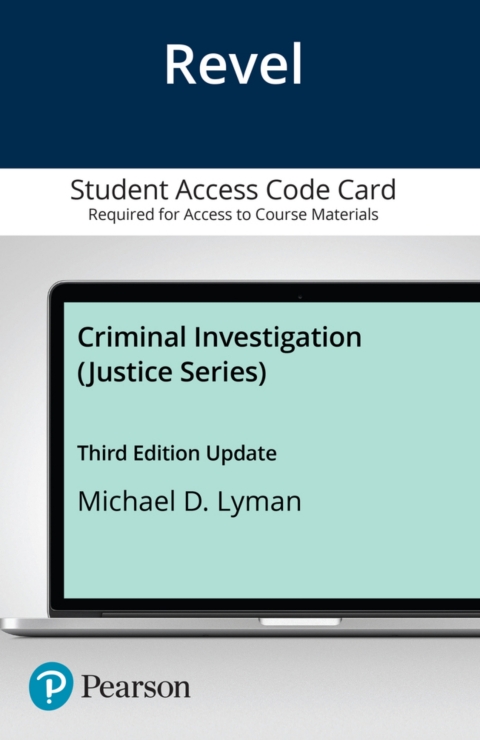 Cover image for book Revel Access Code for Criminal Investigation (Justice Series), Updated Edition