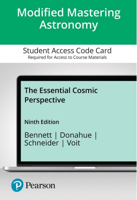 Cover image for book Mastering Astronomy with Pearson eText Access Code for The Essential Cosmic Perspective