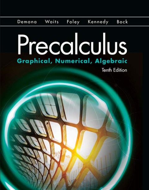 Cover image for book Precalculus: Graphical, Numerical, Algebraic