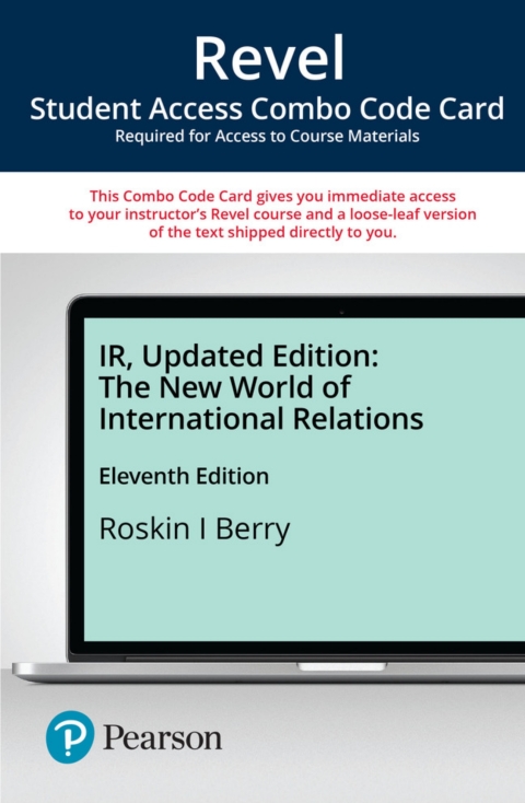 Cover image for book Revel + Print Combo Access Code for IR: The New World of International Relations, Updated Edition